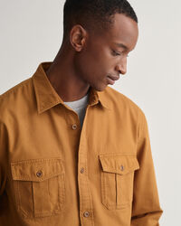 Camisa Relaxed Fit de sarga