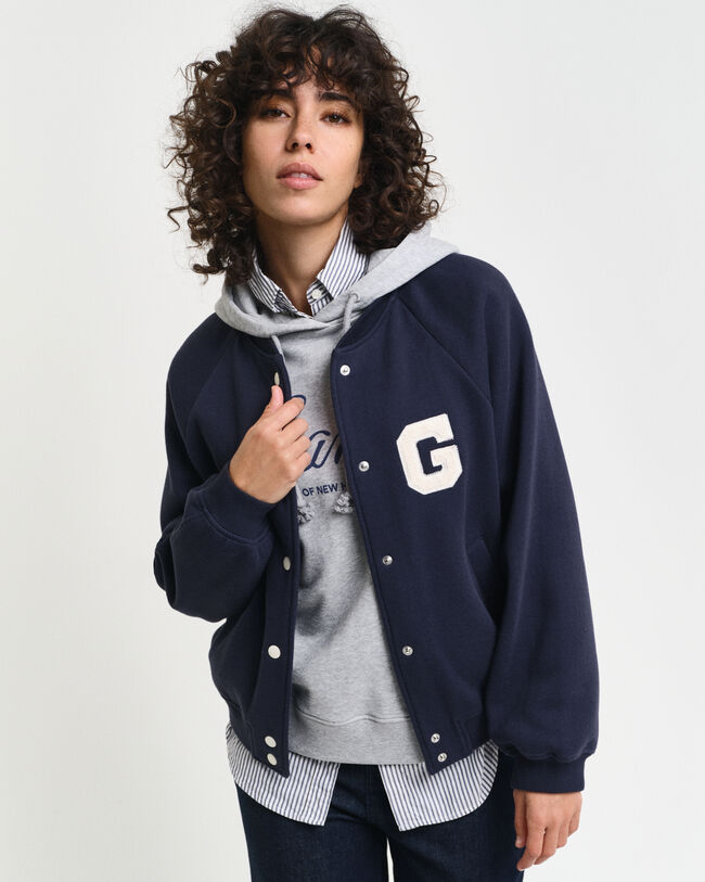 GANT Varsity Jacket de punto con insignia G