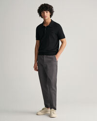 Jersey tipo polo Pointelle Textured