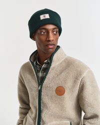 Gorro acanalado de mezcla de algodón