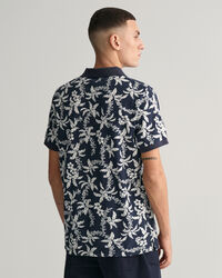 Polo de piqué Palm Lei Print