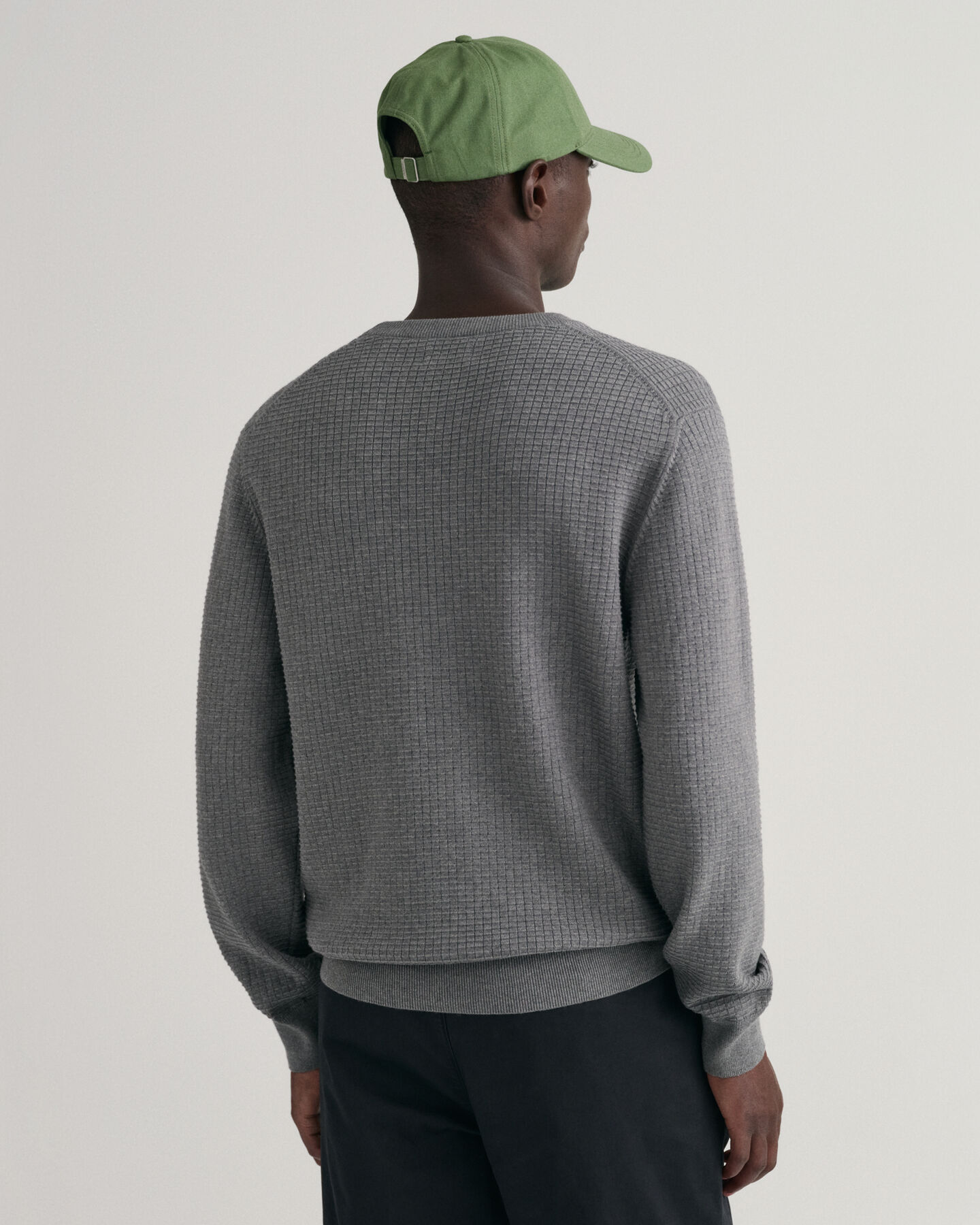 Jersey de cuello redondo y algod&oacute;n Texture