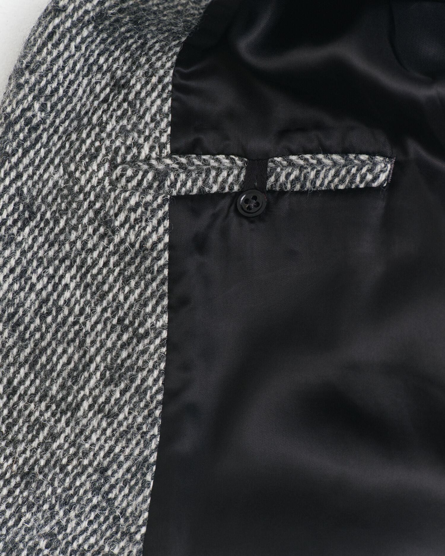 Abrigo de tweed de lana