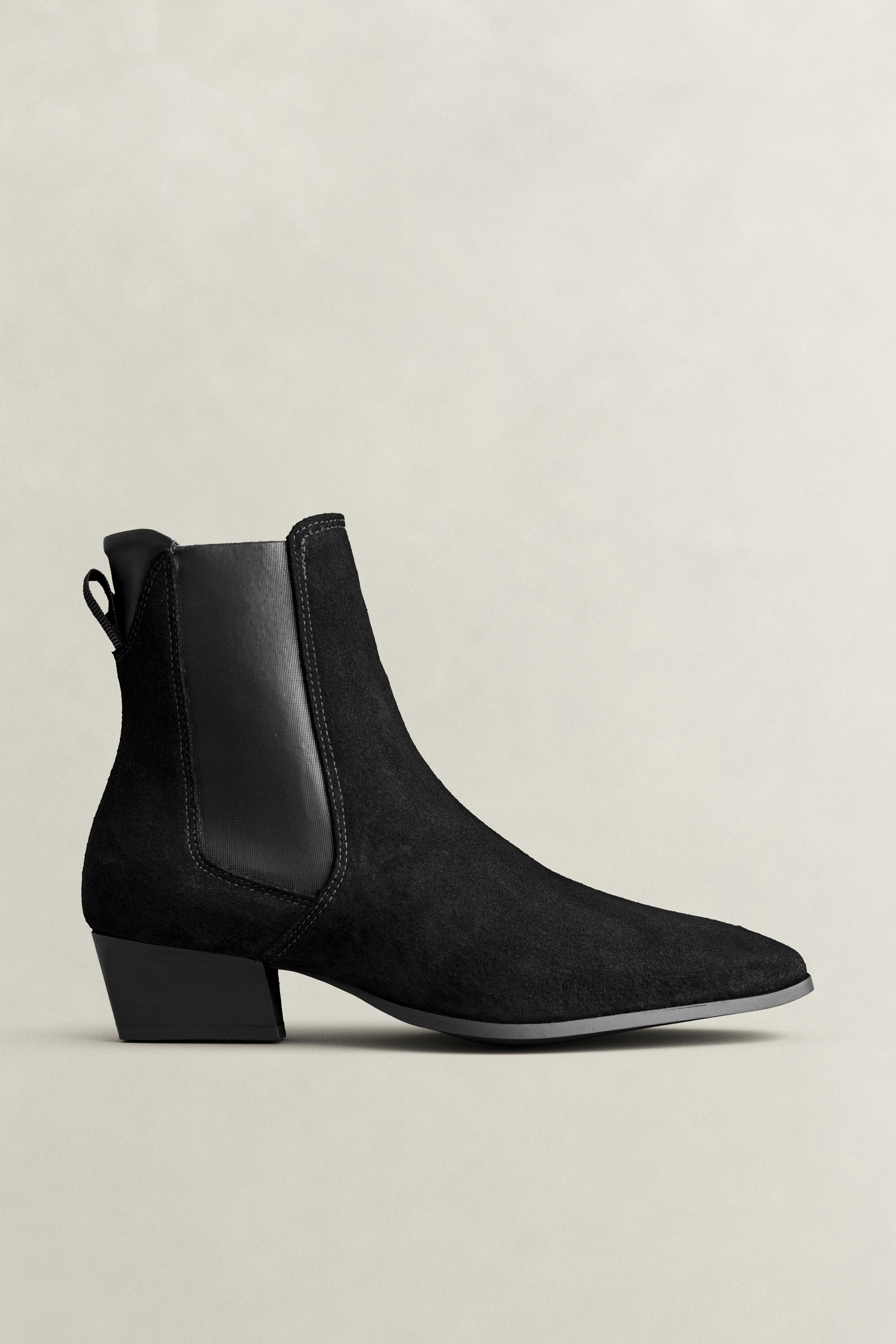 Botines Chelsea de ante Bassotte