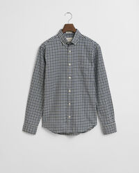 Camisa Regular Fit de sarga a cuadros Vichy