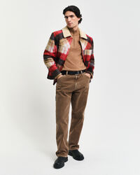 Jersey con media cremallera en lana merino extrafina