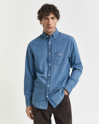 Camisa Regular Fit añil