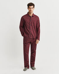 Caja de regalo con pijama con estampado de cachemir