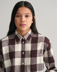 Camisa Relaxed Fit a cuadros Teen Girls
