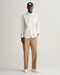 Camisa Regular Fit de algodón y lino