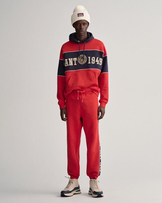 Pantalones de deporte con paneles laterales en contraste