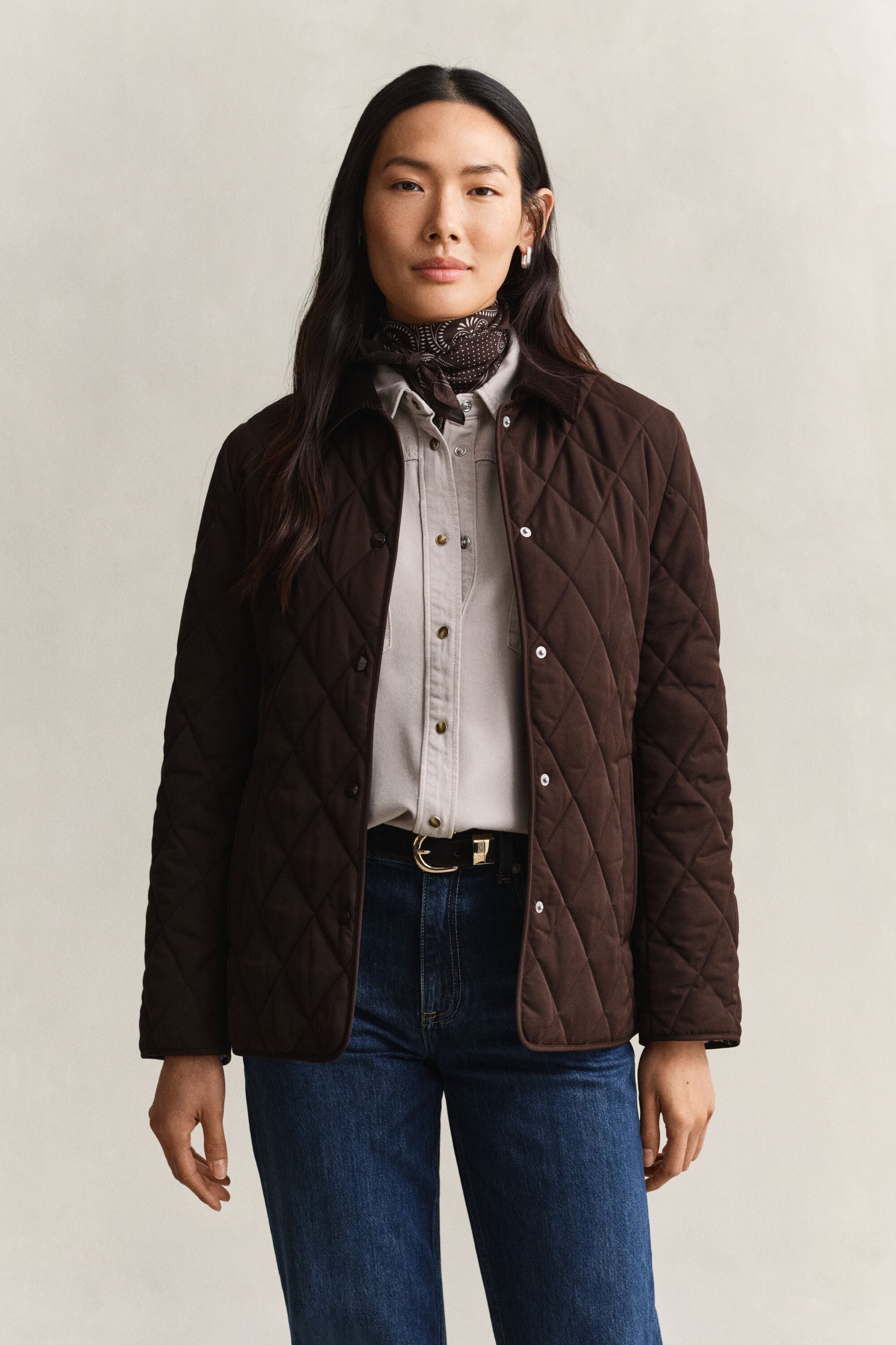 Chaqueta acolchada ajustada