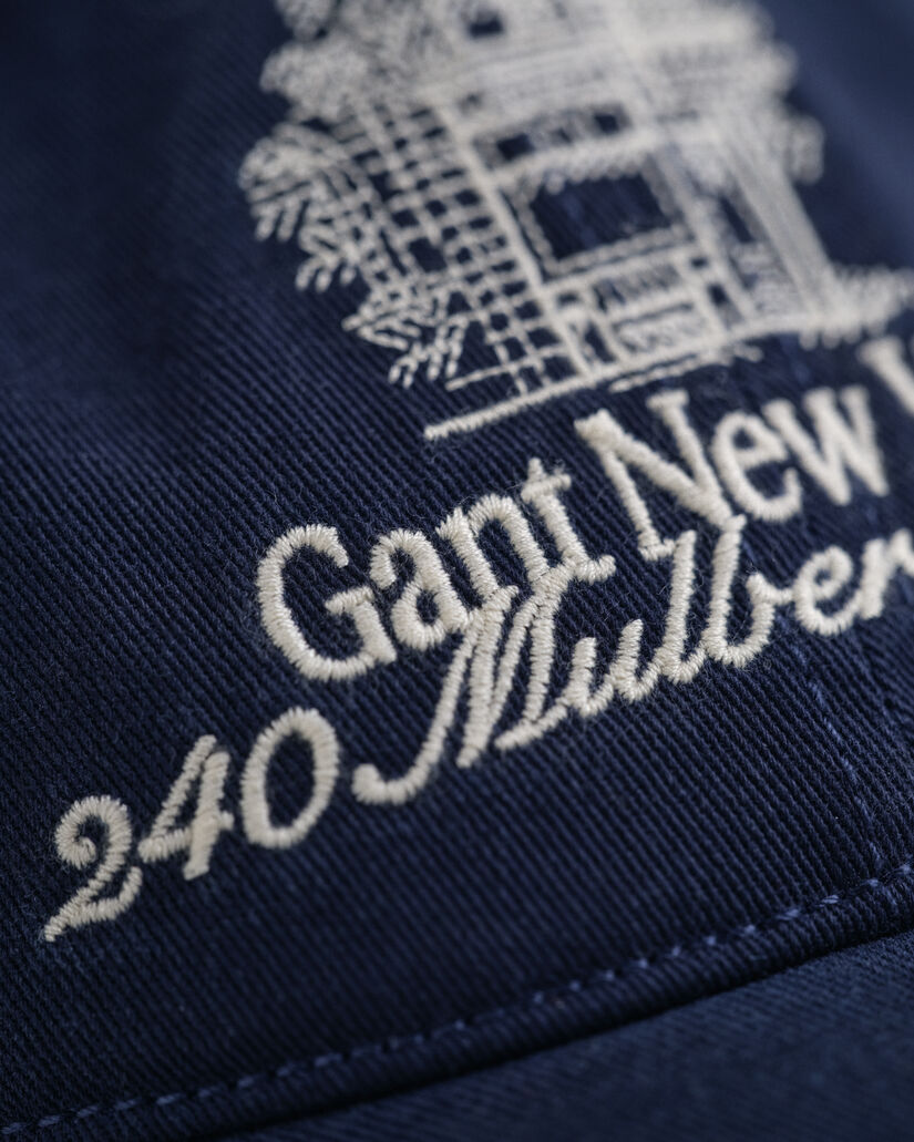 Gorra de sarga lavada