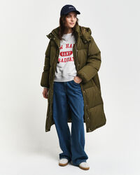 Abrigo de plumón de largo completo