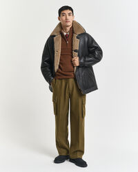 Jersey de cachemir con media cremallera