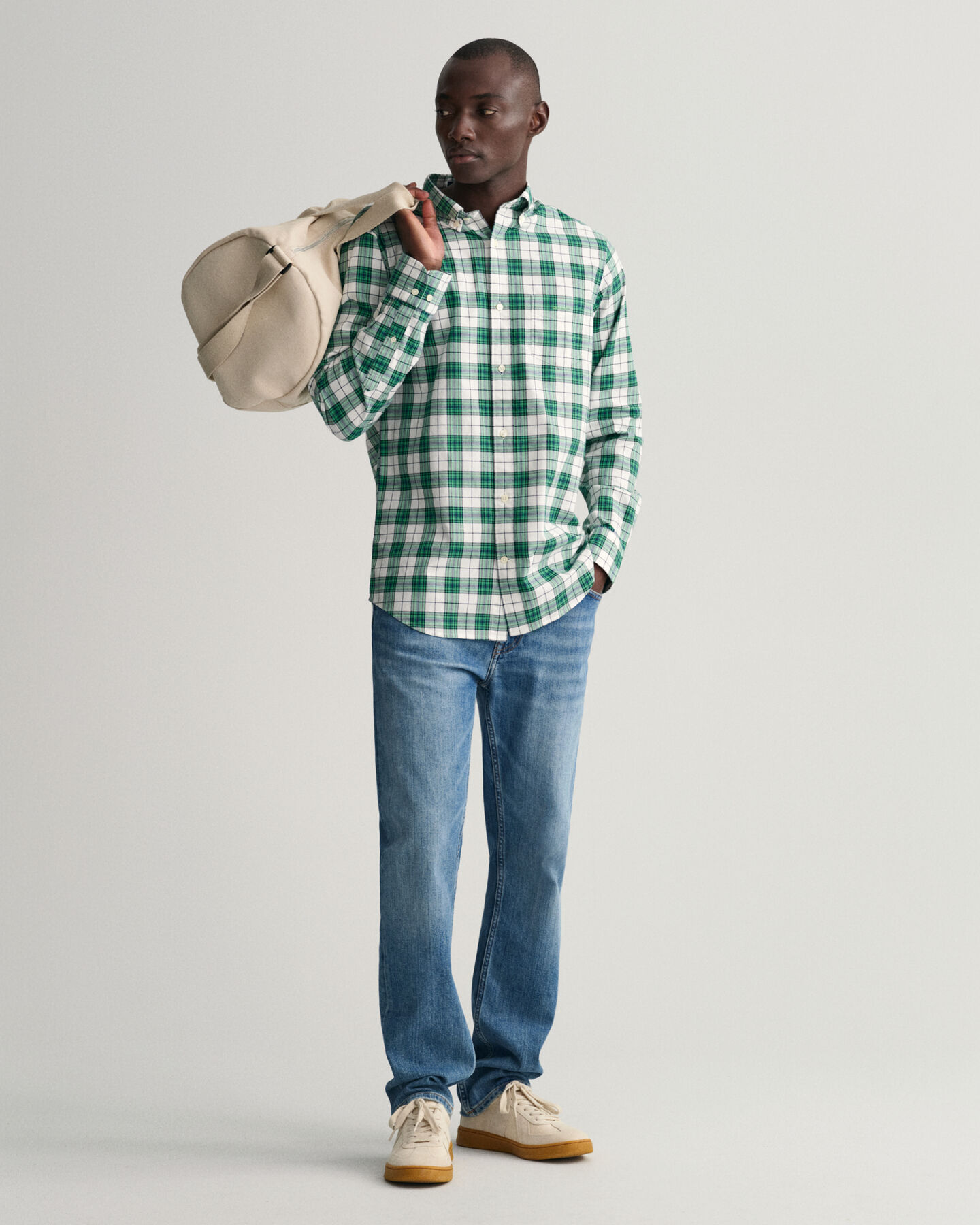 Camisa Oxford Regular Fit a cuadros