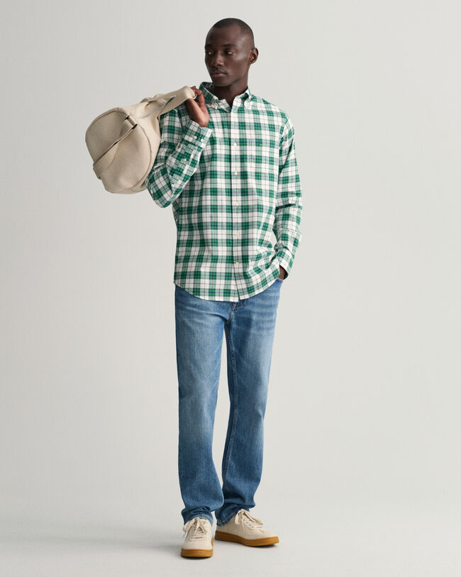 Camisa Oxford Regular Fit a cuadros