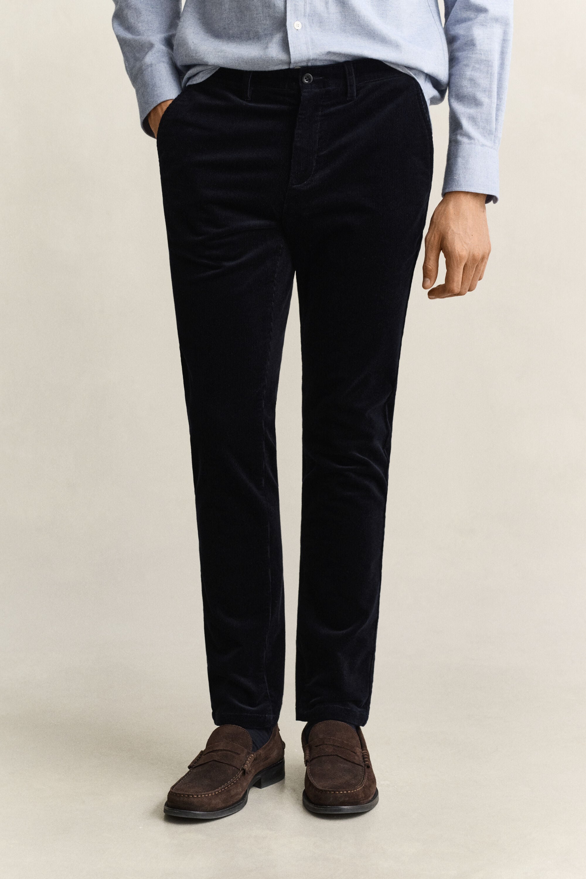 Pantalones chinos Slim Fit de pana