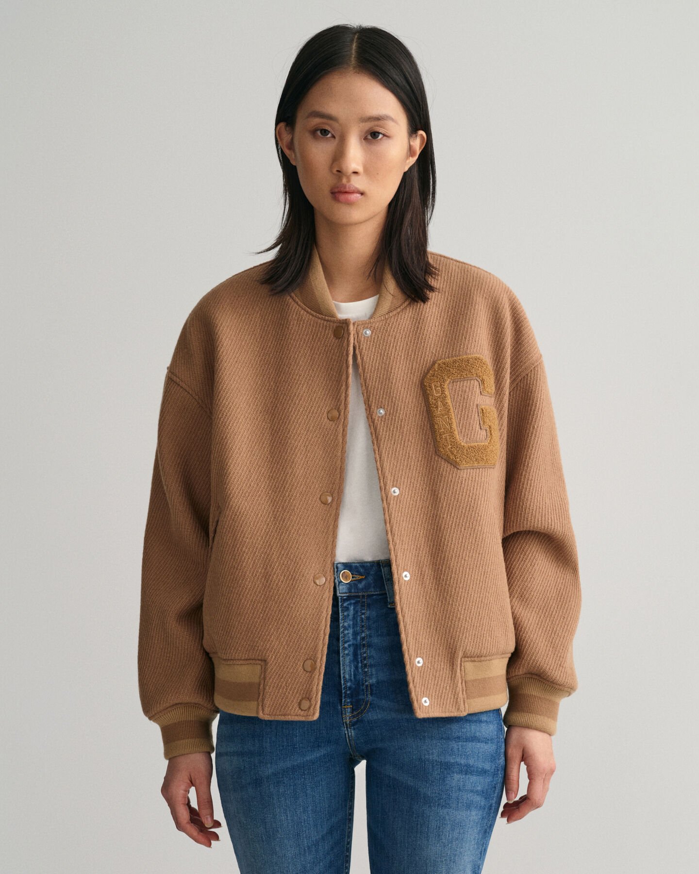 GANT Varsity Jacket en sarga de lana