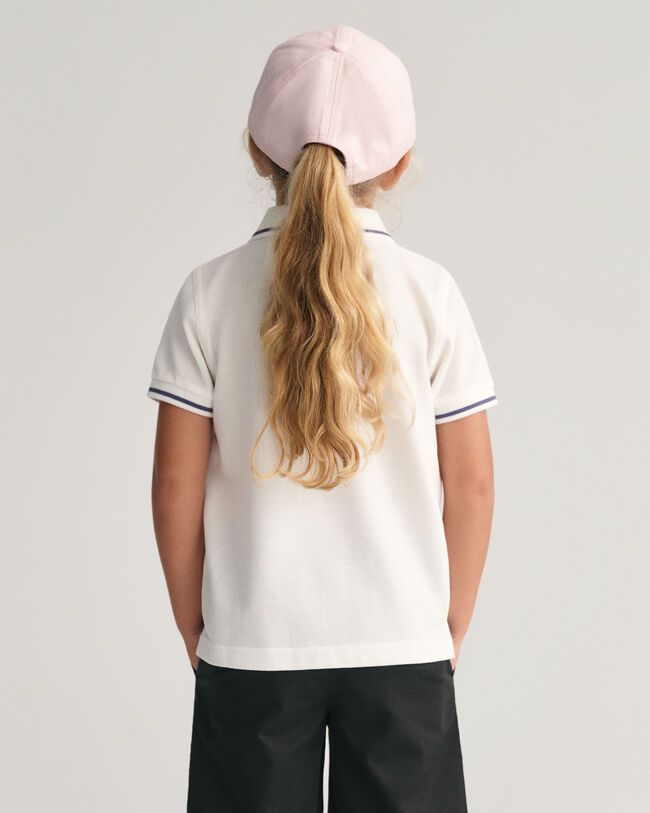 Polo de piqu&eacute; con ribetes Shield Kids