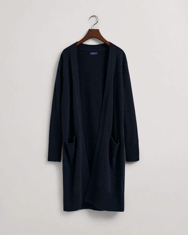 C&aacute;rdigan largo de lana