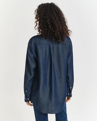 Camisa Relaxed Fit añil