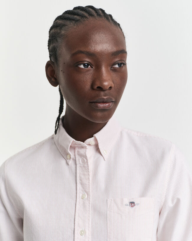 Camisa Oxford clásica de rayas Regular Fit