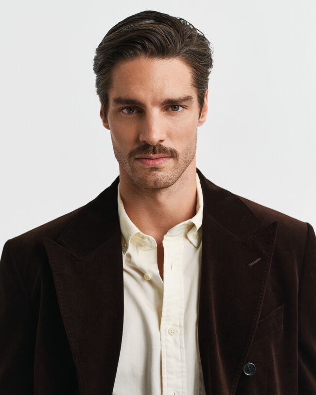 Chaqueta de traje de terciopelo