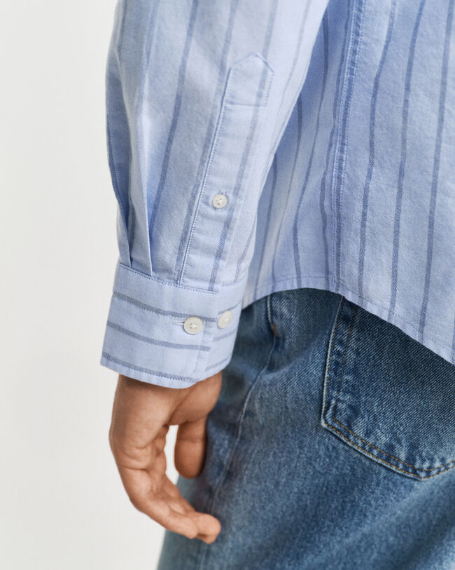 Camisa Oxford clásica Regular Fit a rayas