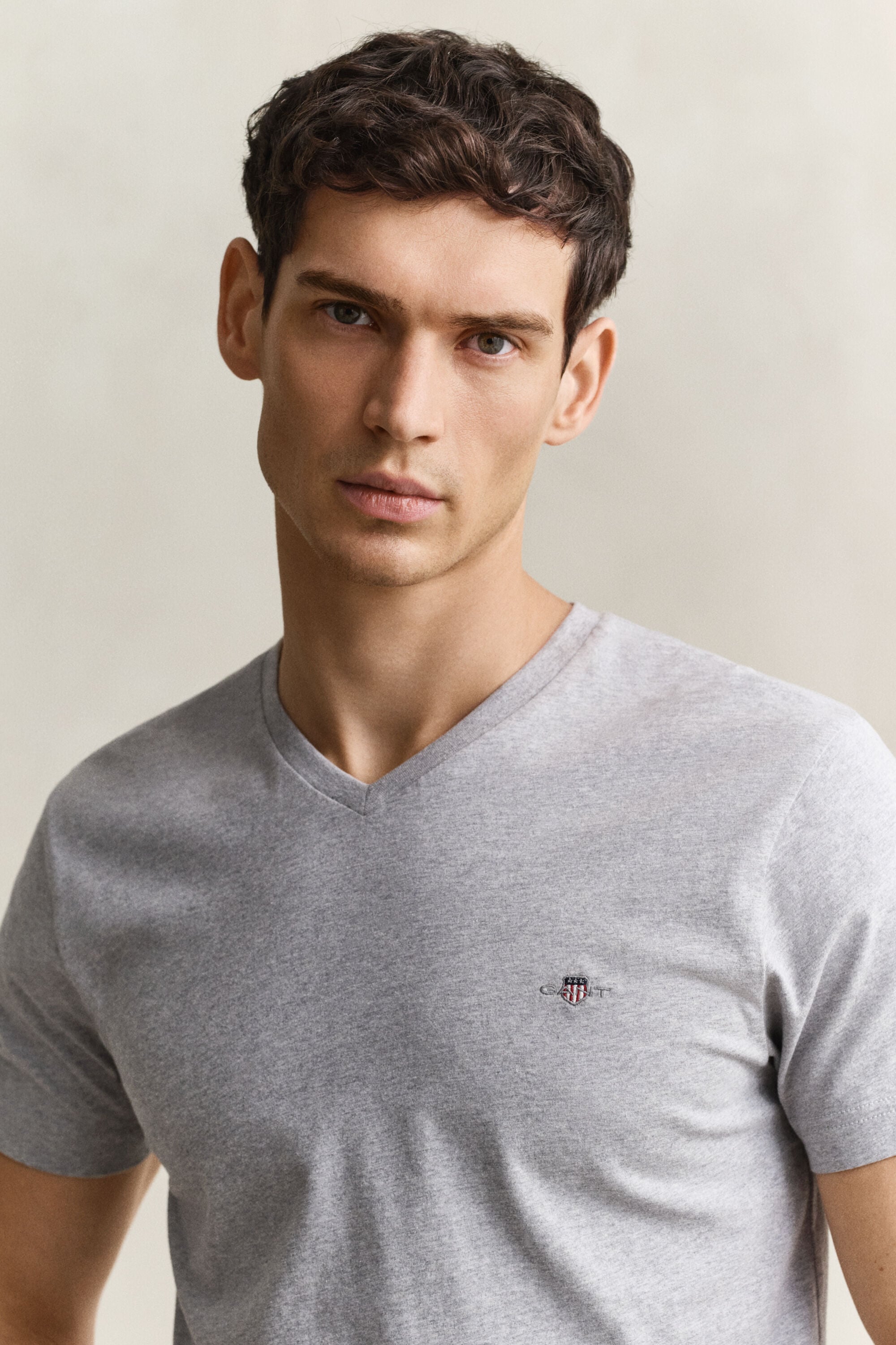 Camiseta Shield con cuello de pico