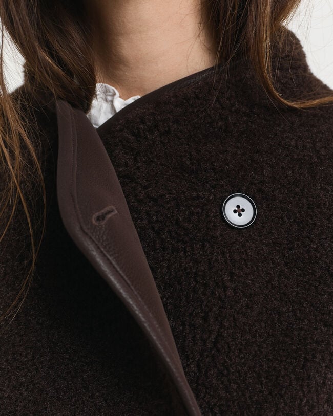 Chaqueta de borreguito sintético