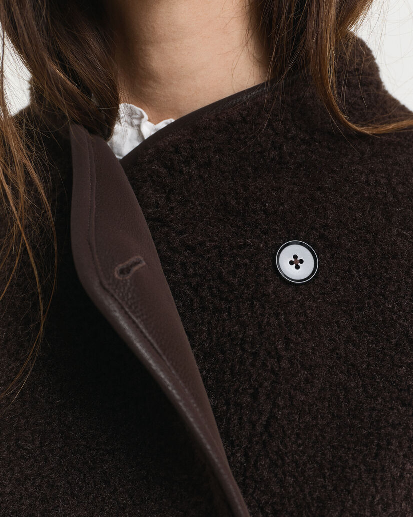 Chaqueta de borreguito sintético