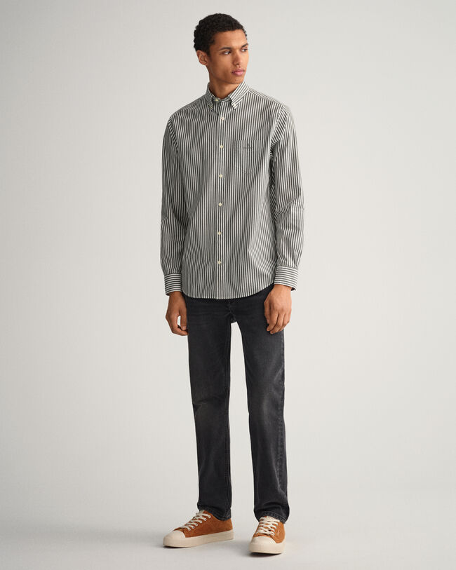 Camisa Regular Fit de velarte a rayas