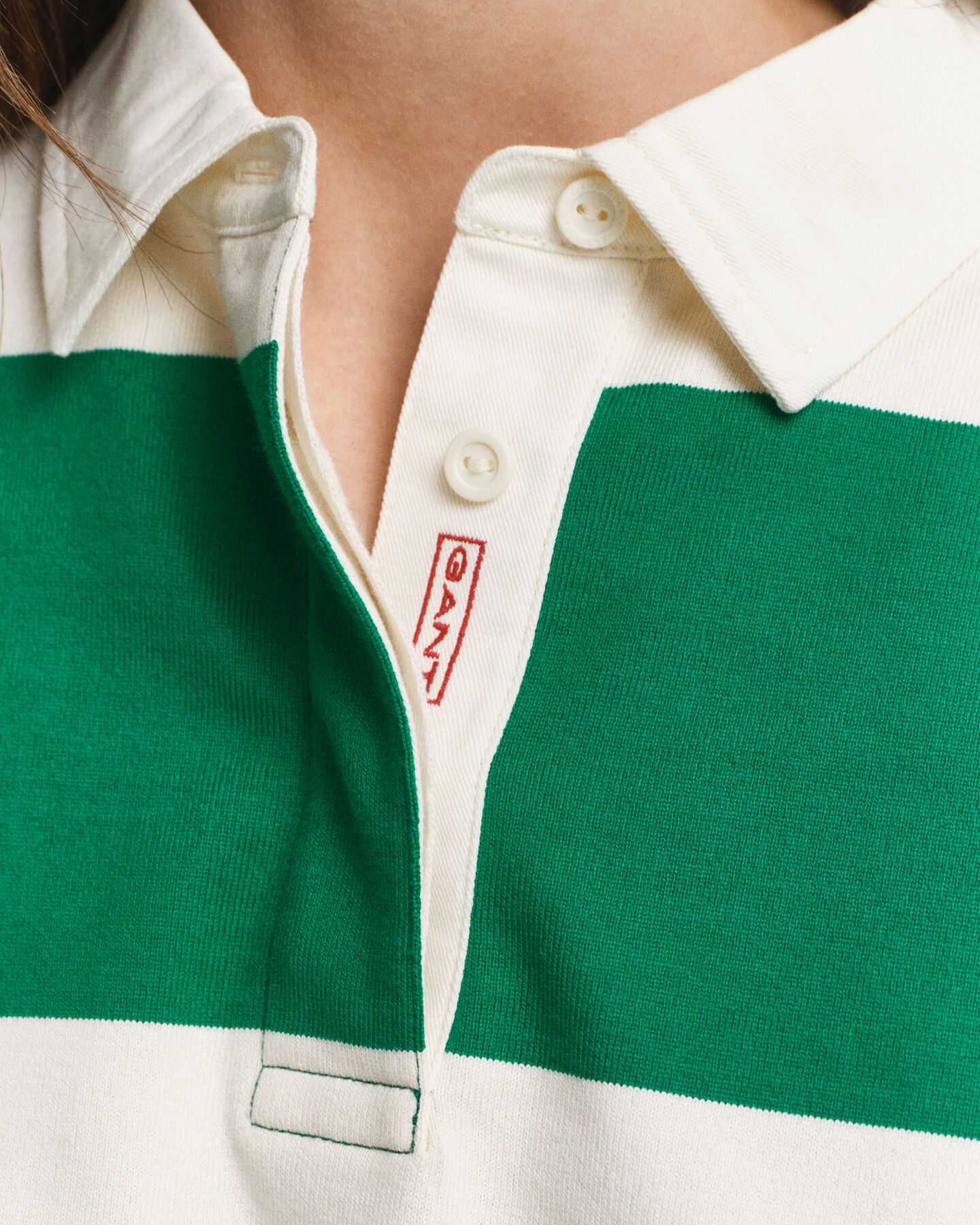 Heavy Rugger de algodón a rayas