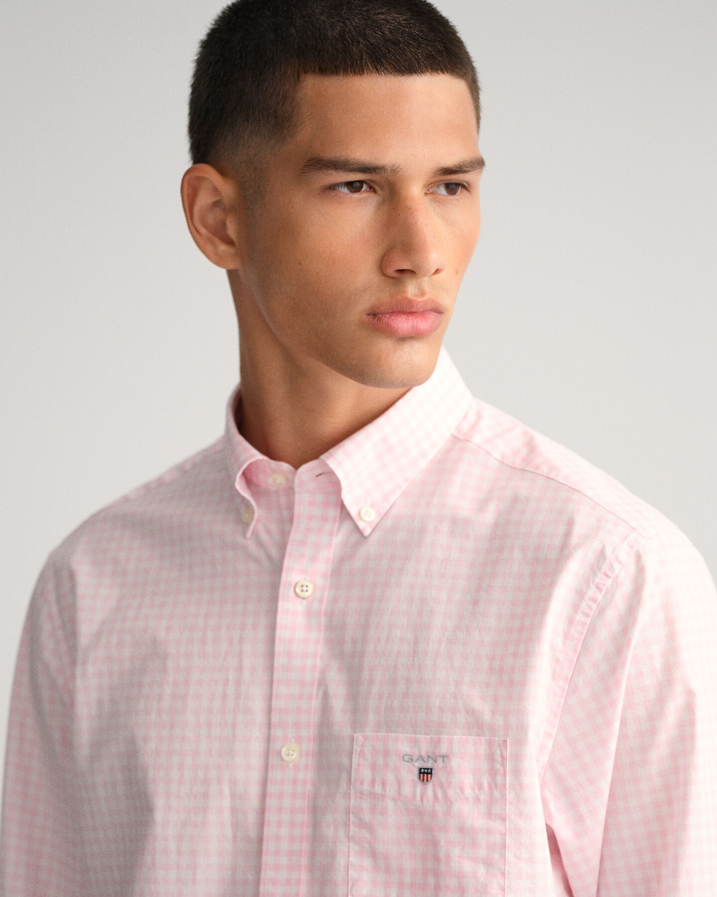 Camisa Regular Fit de velarte a cuadros Vichy