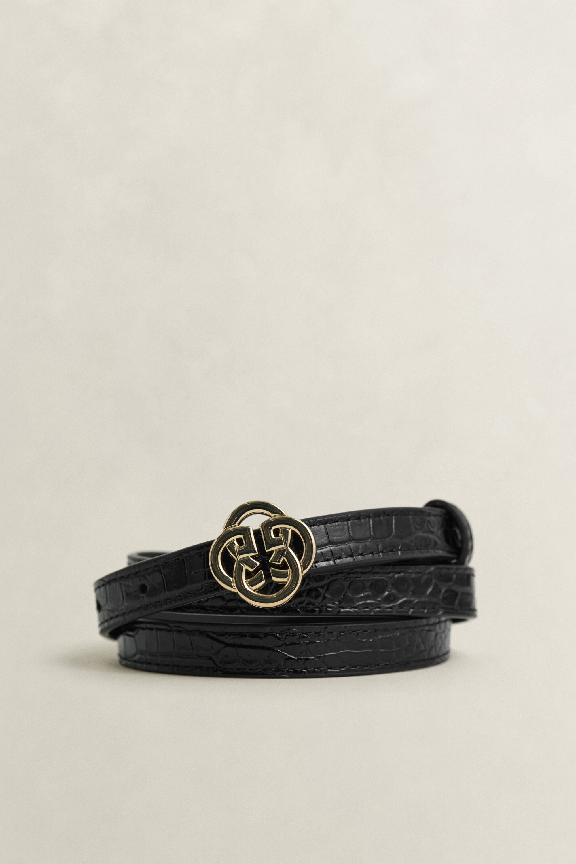 Cinturón Croc-Effect Monogram
