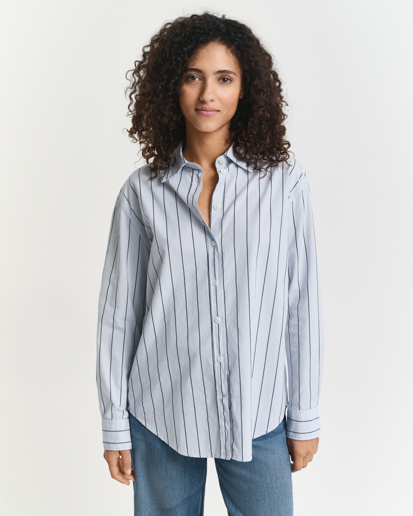 Camisa Oxford Relaxed Fit Luxury a rayas