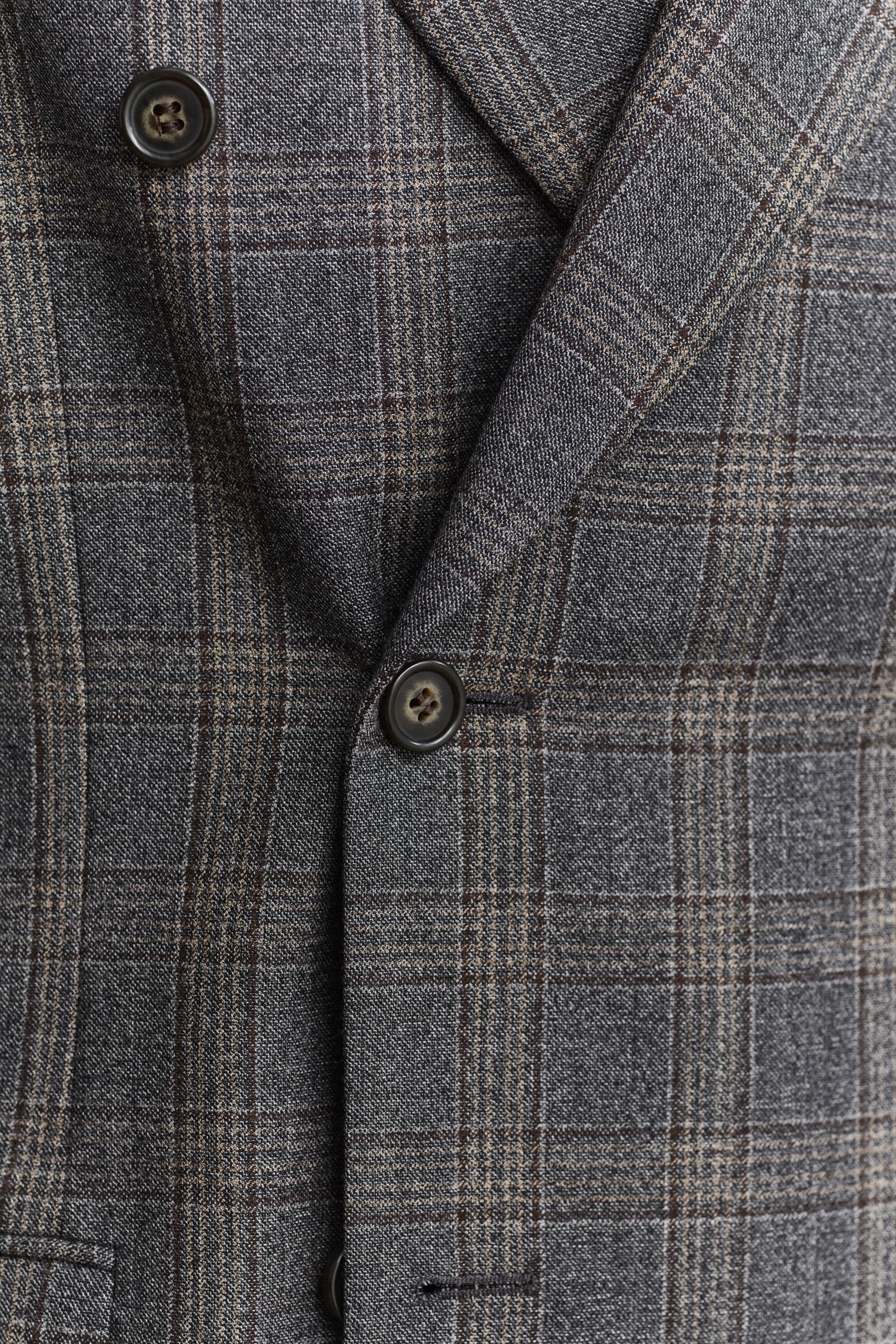 Americana de traje Glen Check