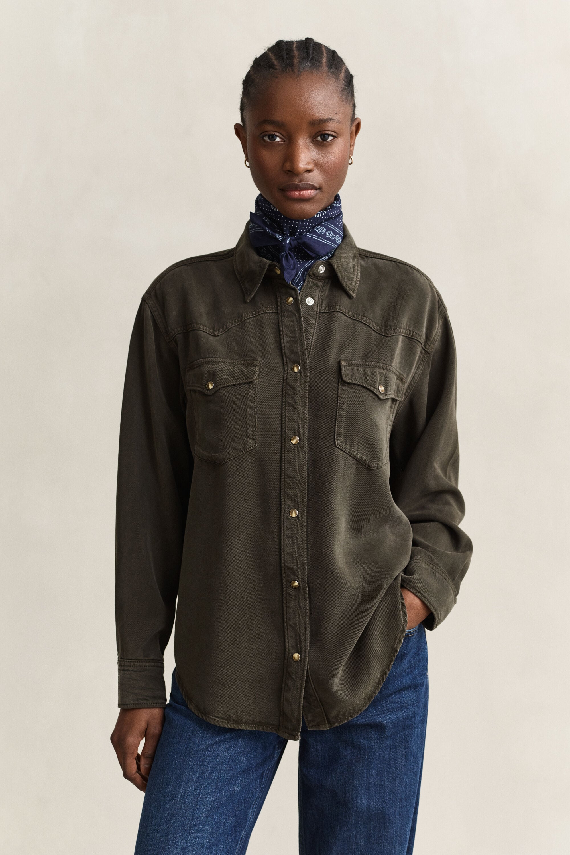 Camisa de sarga vaquera Ranger