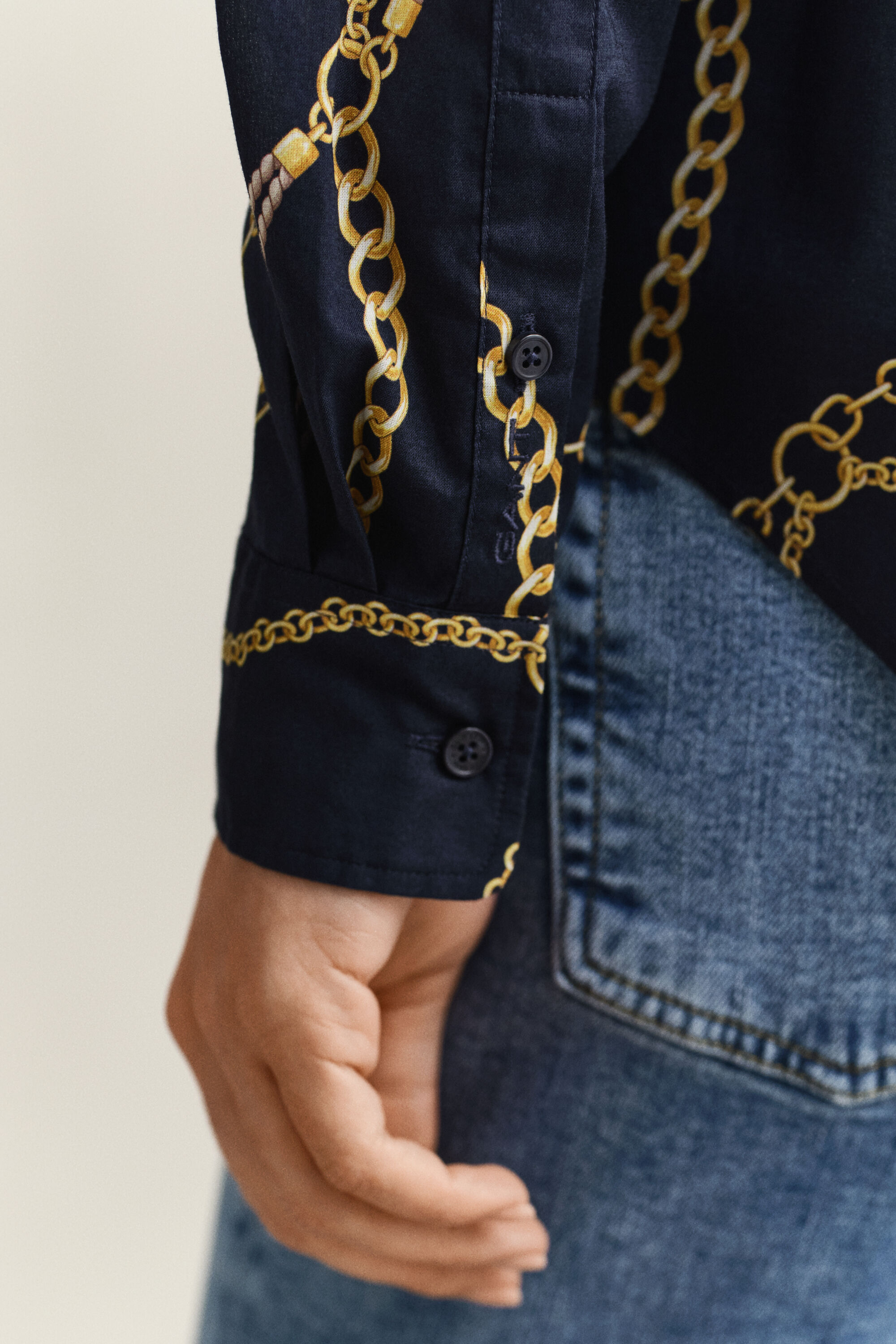 Camisa de gasa de algodón