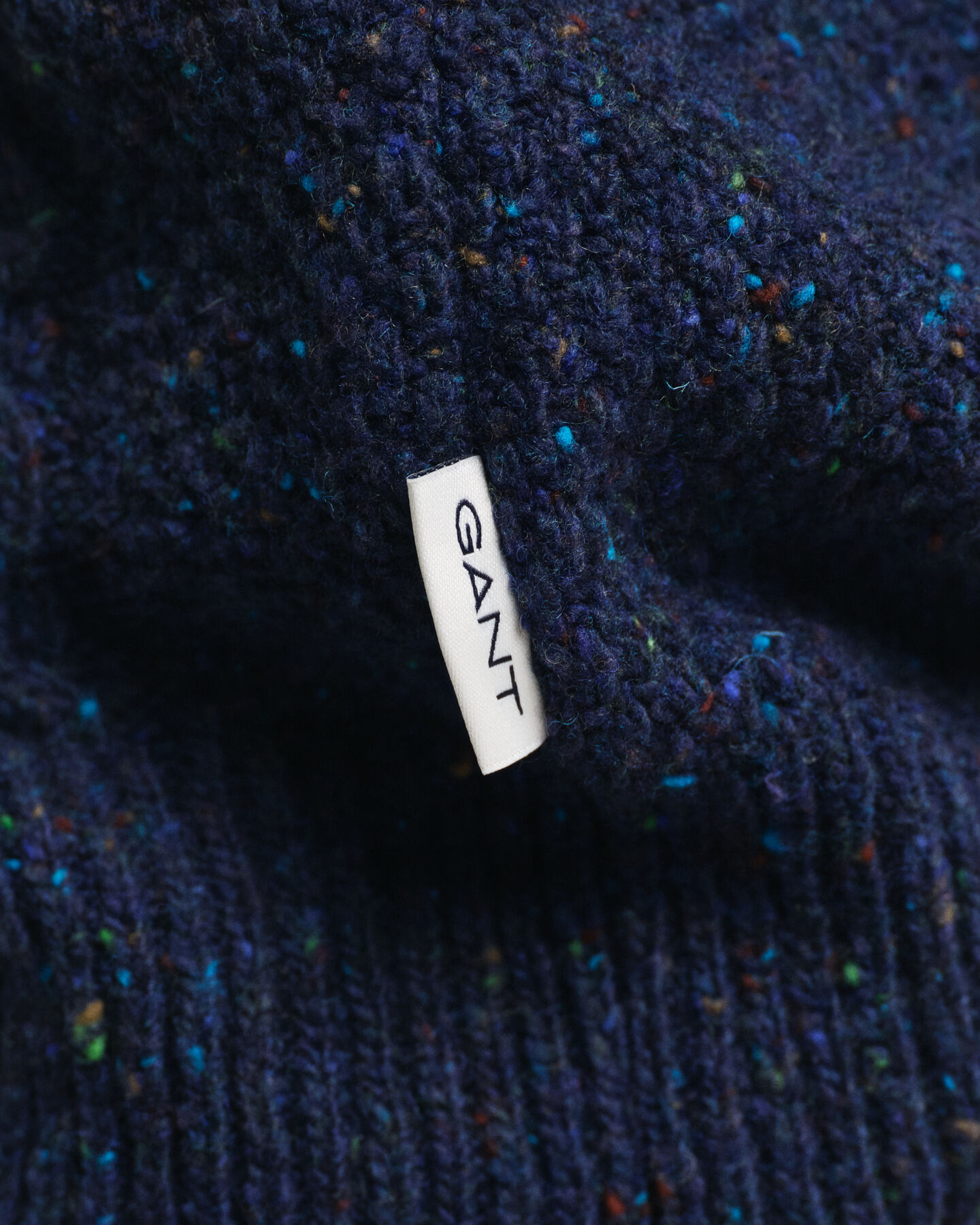 Cárdigan de punto de ochos con cremallera