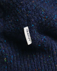 Cárdigan de punto de ochos con cremallera