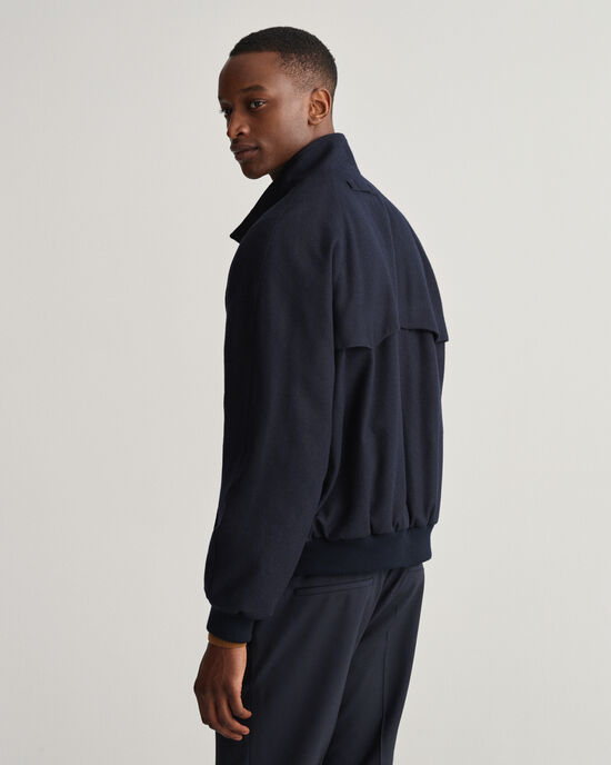 Cazadora Harrington de lana