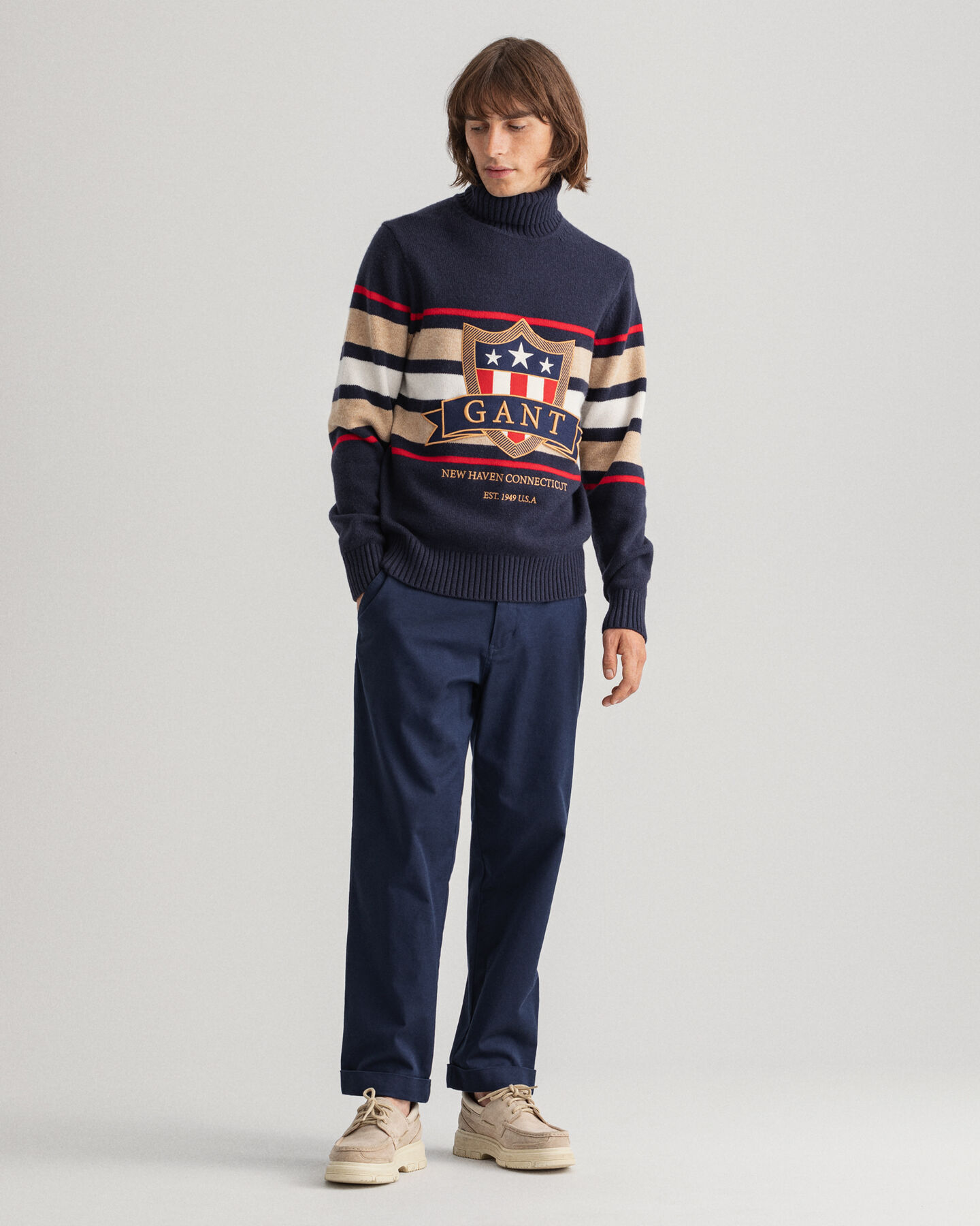 Jersey con cuello de cisne Banner Shield