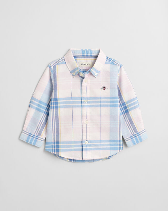 Camisa Oxford de cuadros Baby