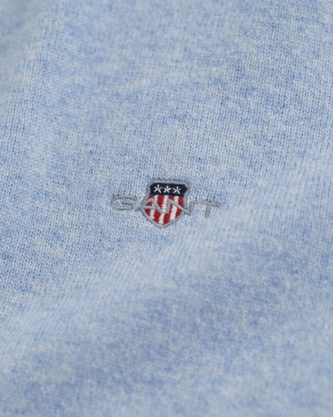 Jersey de cuello redondo en lana de oveja muy fina