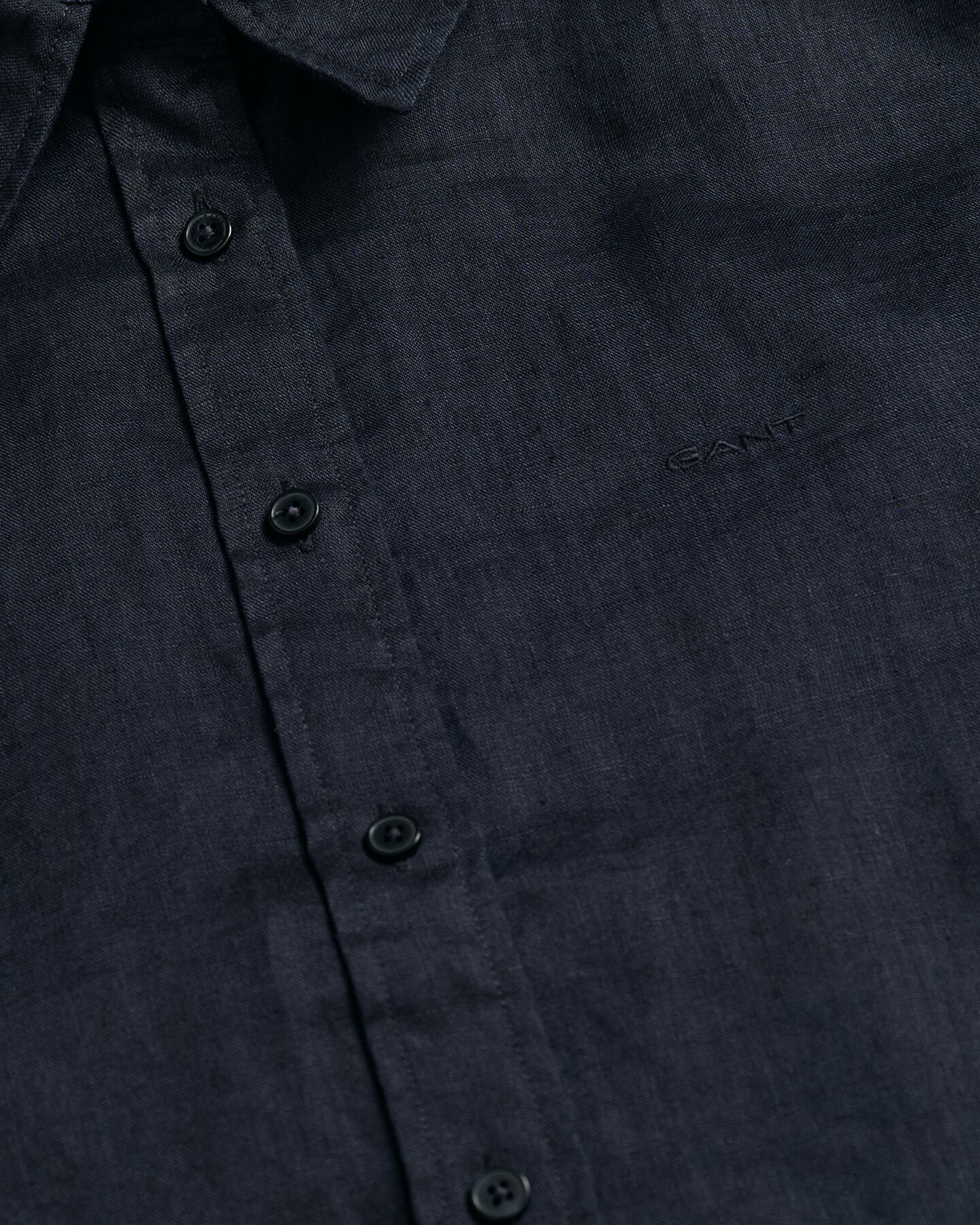 Camisa Regular Fit de cambray de lino