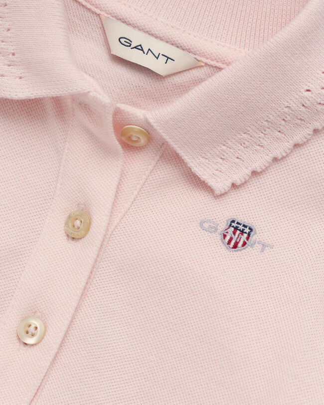 Vestido tipo polo de piqu&eacute; Baby Girl