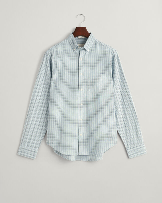 Camisa Oxford Regular Fit Archive Tattersall