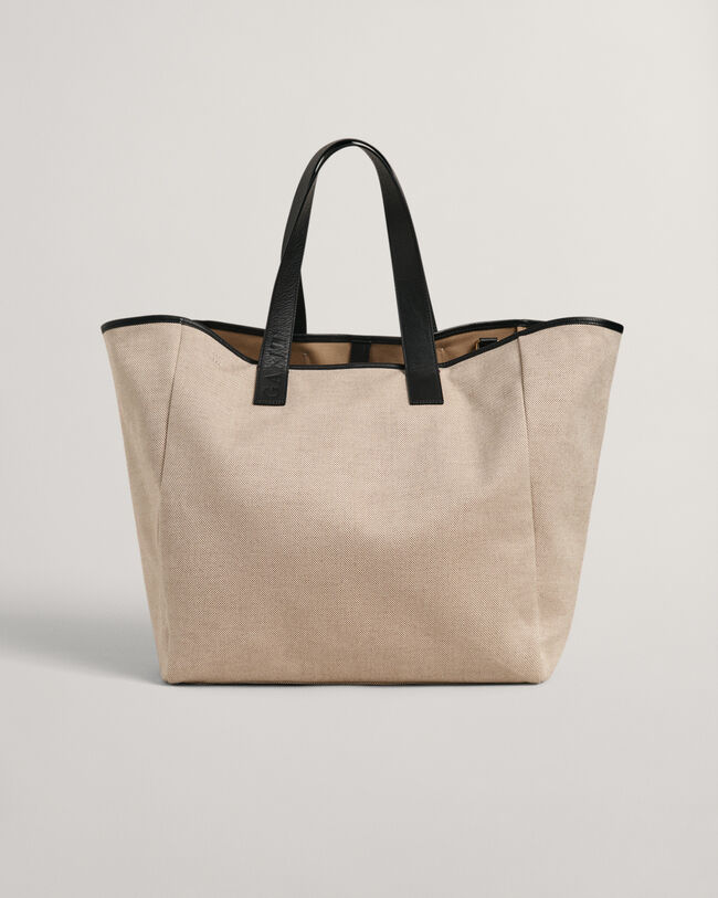 Bolso tote extragrande de lona